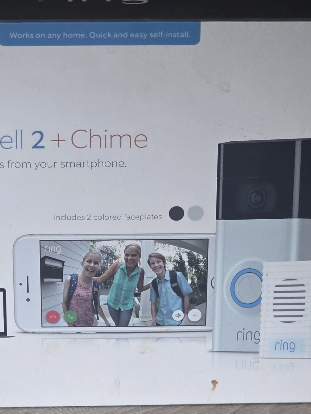 RING Video Doorbell 2 Plus Chime